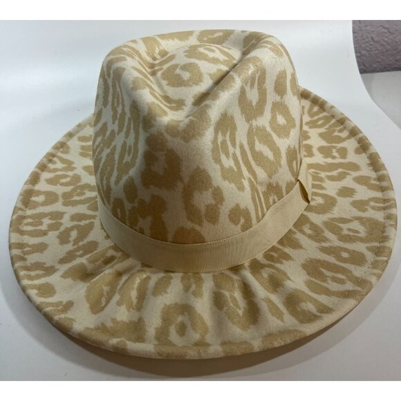 cowboy hat western Rodeo sun protection leopard fedora look cool be cool unisex - Picture 1 of 11